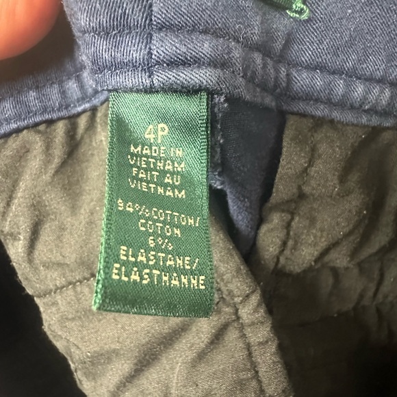 VTG Lauren Jeans Co. Dress Pants Women’s 4 Petite Ralph Lauren Navy Blue - Picture 3 of 11